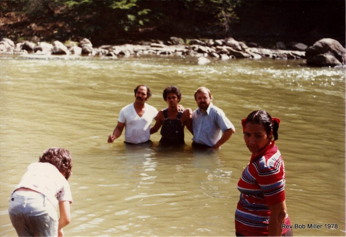 53 Water Baptism in river. Santiago, Dominican Republic